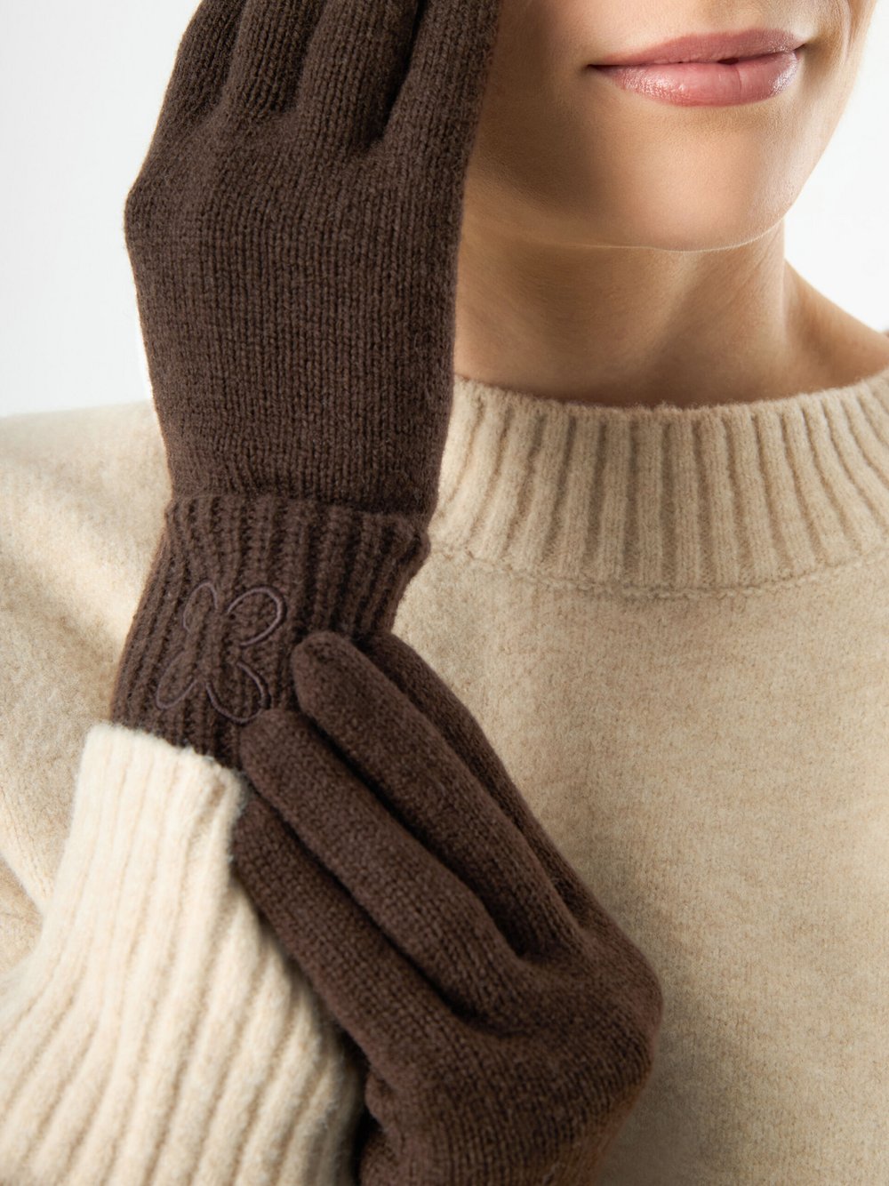 Codello Strickhandschuhe Damen Wolle