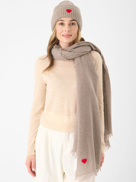 Codello Mütze Damen Wolle bedruckt