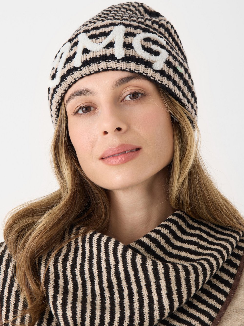 Codello Mütze Damen gestreift
