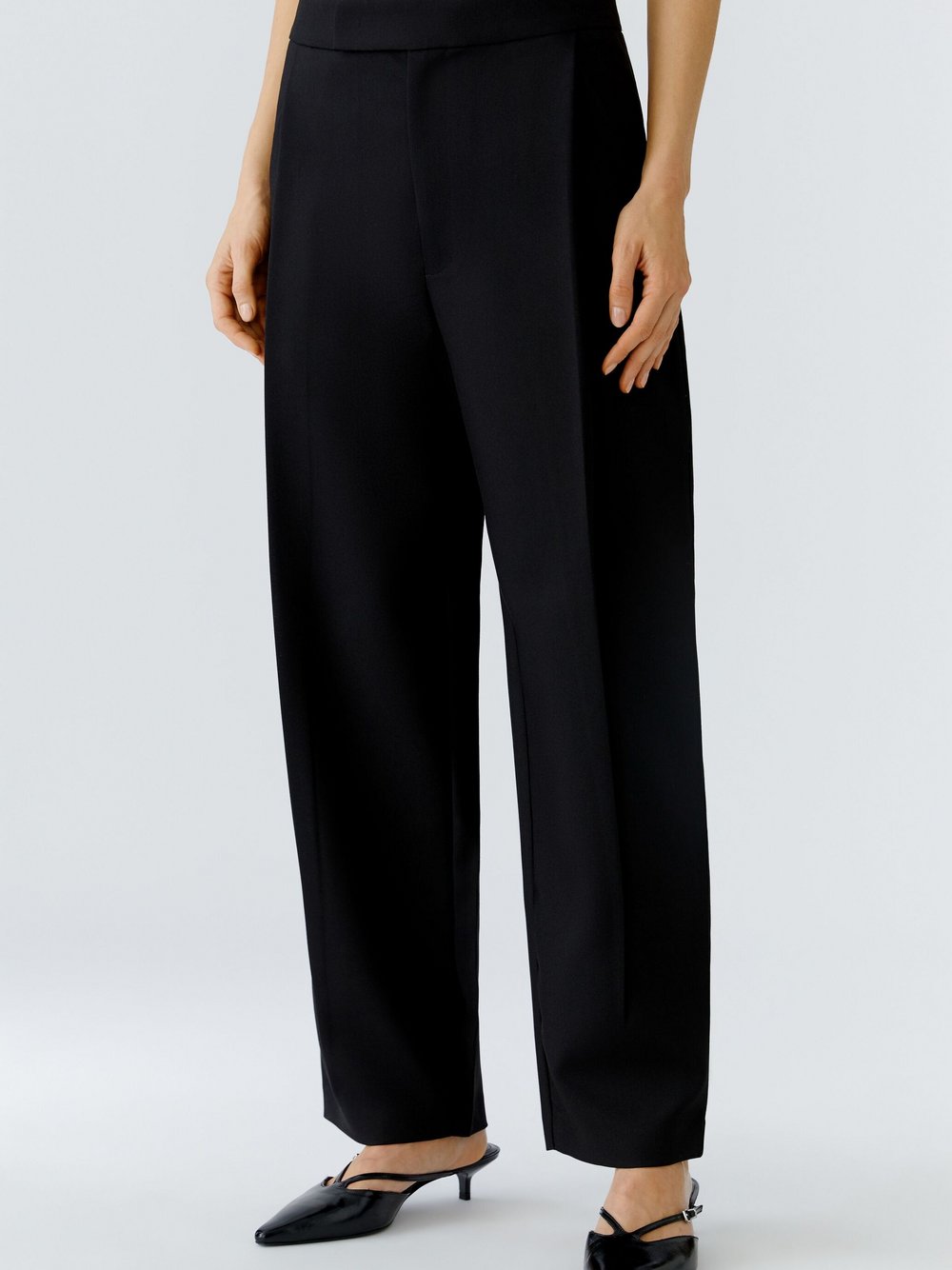 Oui Bundfaltenhose Damen