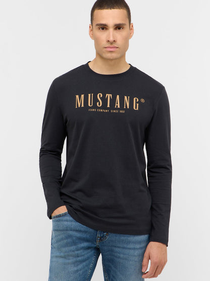 Mustang Langarmshirt Herren Baumwolle