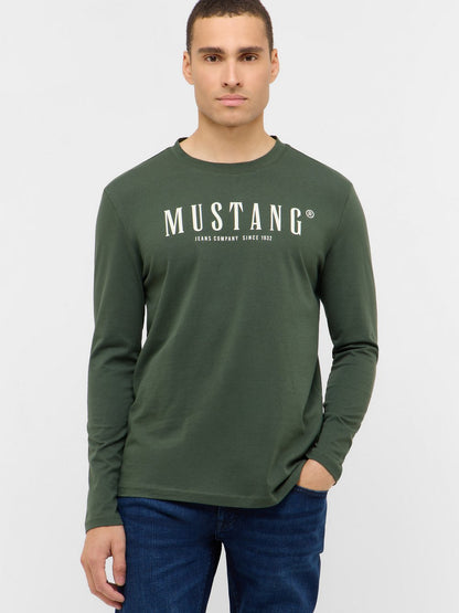Mustang Langarmshirt Herren Baumwolle
