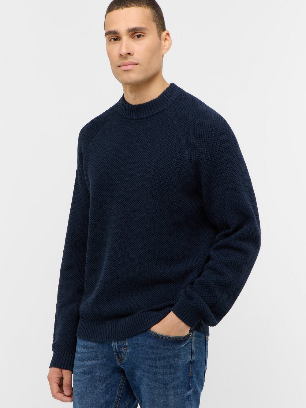 Mustang Strickpullover Herren Baumwolle