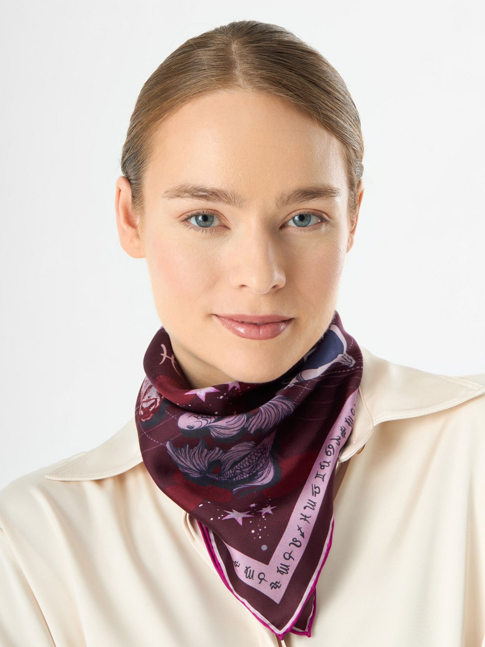 Codello Tuch Damen Seide bedruckt