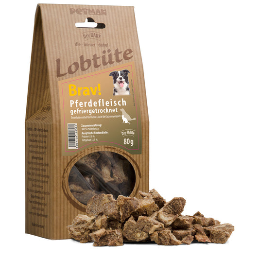 Petman Lobtüte BRAV! Pferdefleisch