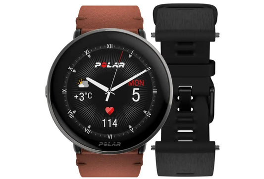 Ignite 3 Titanium + 1 Leder- und 1 Silikonarmband