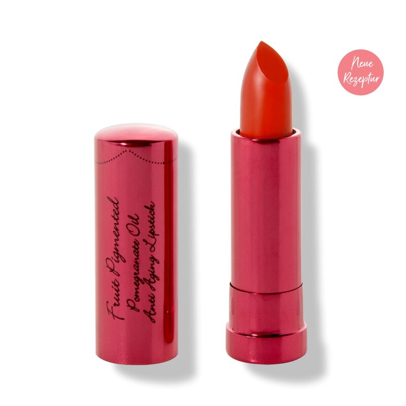 Pomegranate Oil Moisture Lipstick + Fruit Pigments - Hibiscus - Lippenstift