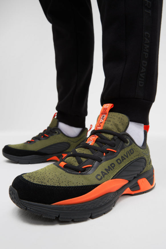 CAMP DAVID Premium Sneaker mit Jacquard