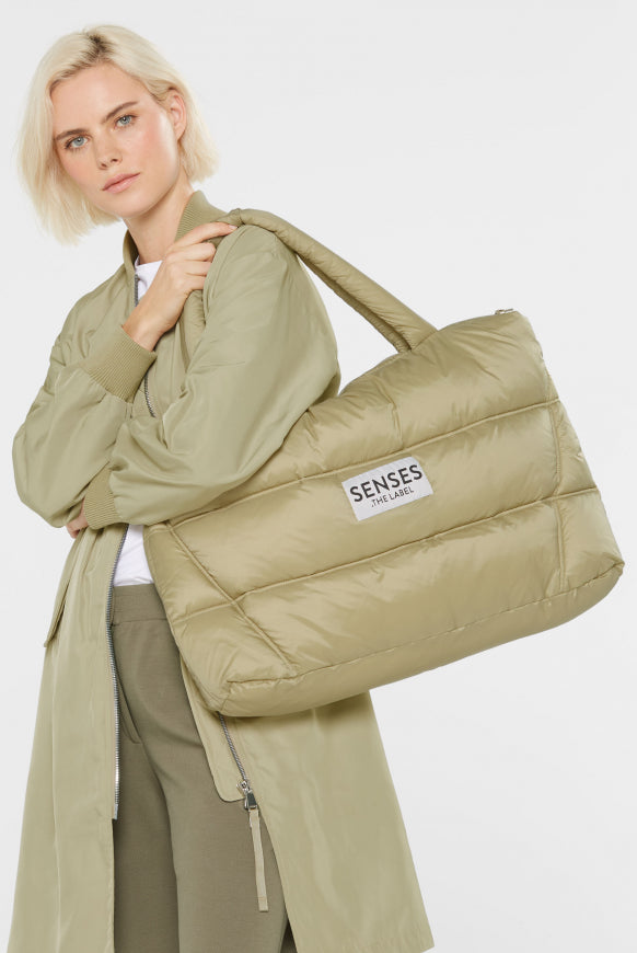 SENSES.THE LABEL Puffer Weekender Bag AMO:RA