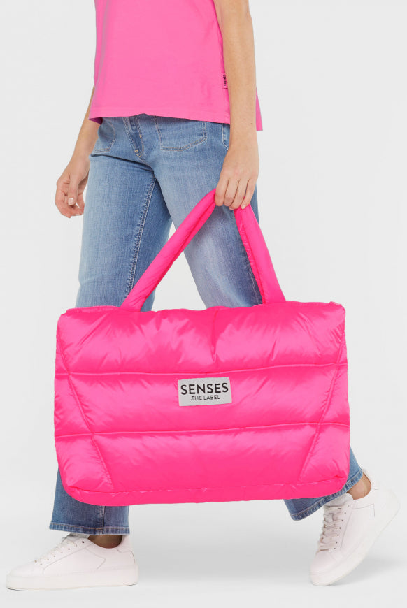 SENSES.THE LABEL Puffer Weekender Bag AMO:RA