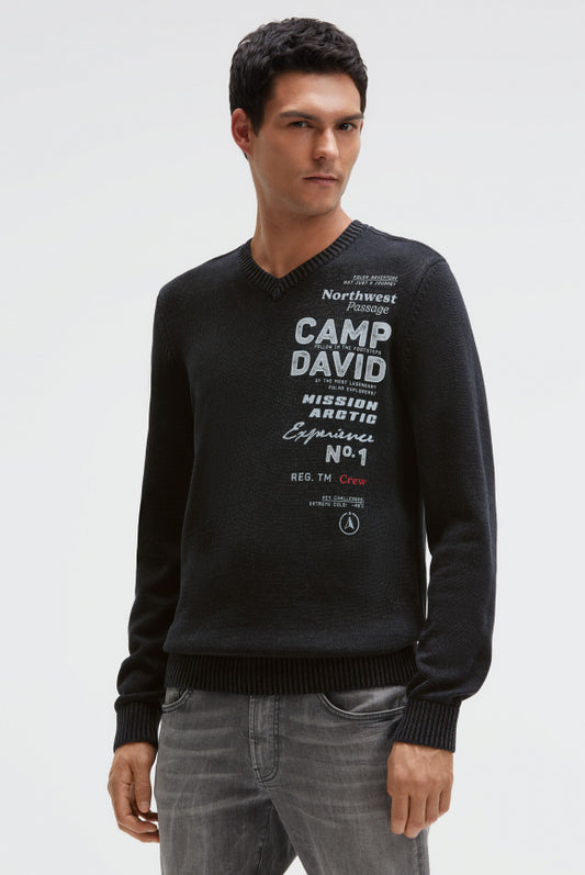 CAMP DAVID Pullover V