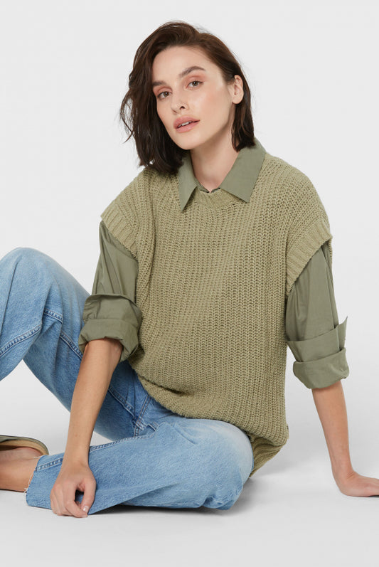 SENSES.THE LABEL Pullunder KA:LOTTA aus Baumwoll