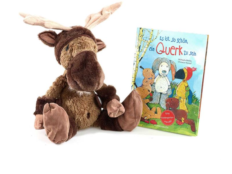 Hape Querk »Alvar« mit Elch-Kostüm, Set inkl. Buch