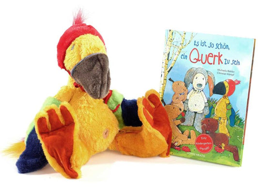 Hape Querk »Drago« mit Papageien-Kostüm, Set inkl. Buch