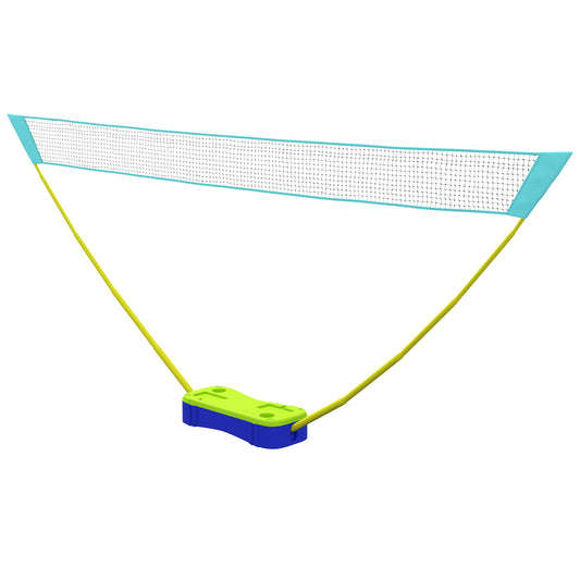SPORTNOW 2 in 1 Badminton Set, Badmintonnetz mit Ständer, Volleyballnetz, verstellbar, mit Tragetasche, für Indoor, Outdoor   Aosom