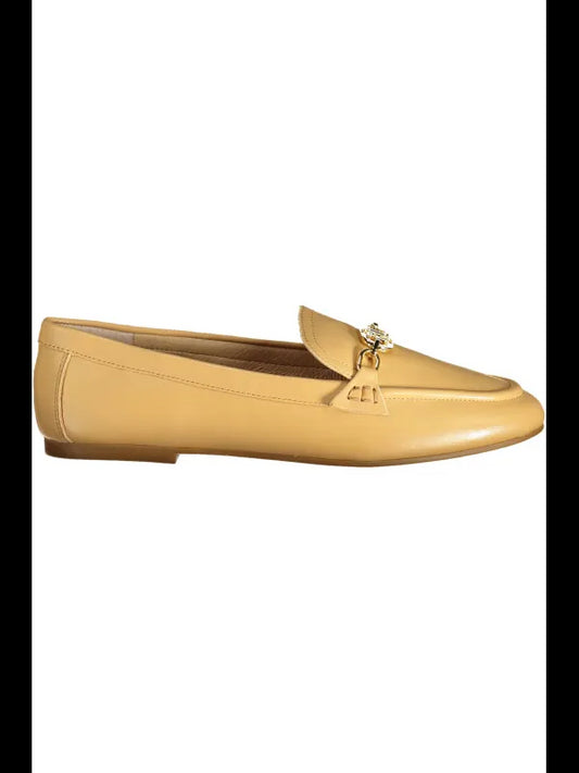 RALPH LAUREN Averi Beige Mokassin, Größe 40