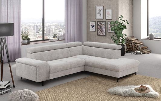 Ecksofa Emma mit Schlaffunktion und Bettkasten – Funktionalität trifft auf elegantes Design