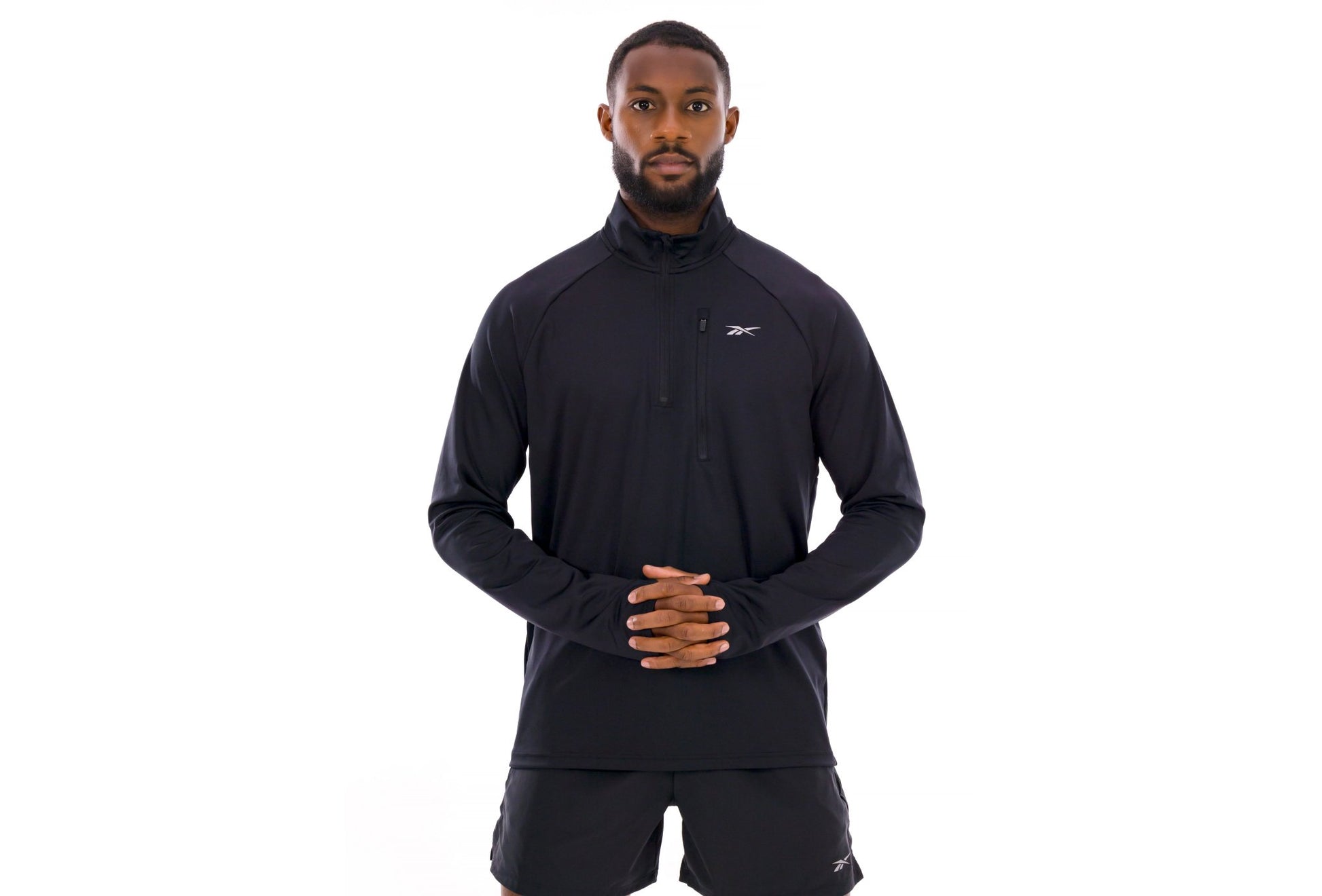 Running 1/4 Zip Raglan Herren