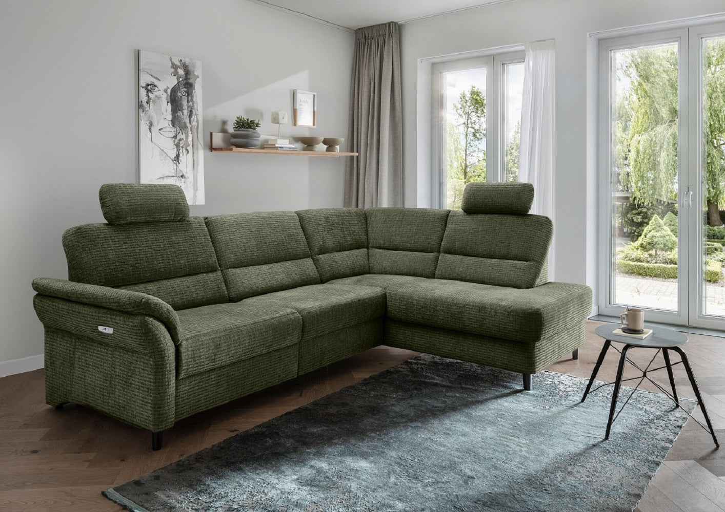 Das Ecksofa Cavoli mit elektronischer Relaxfunktion - Benformato