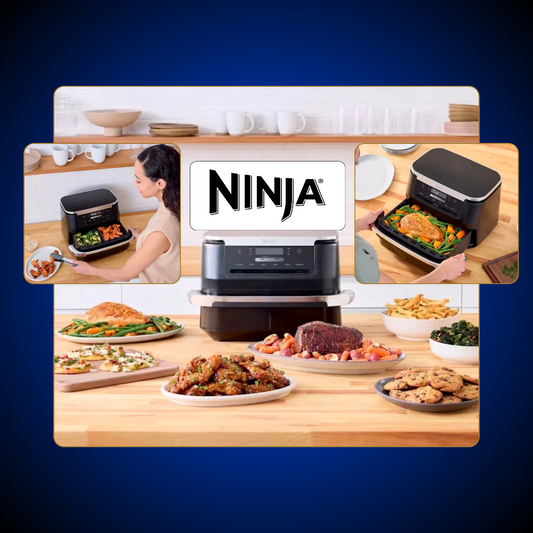Ninja FlexDrawer Heißluftfritteuse 6,6L