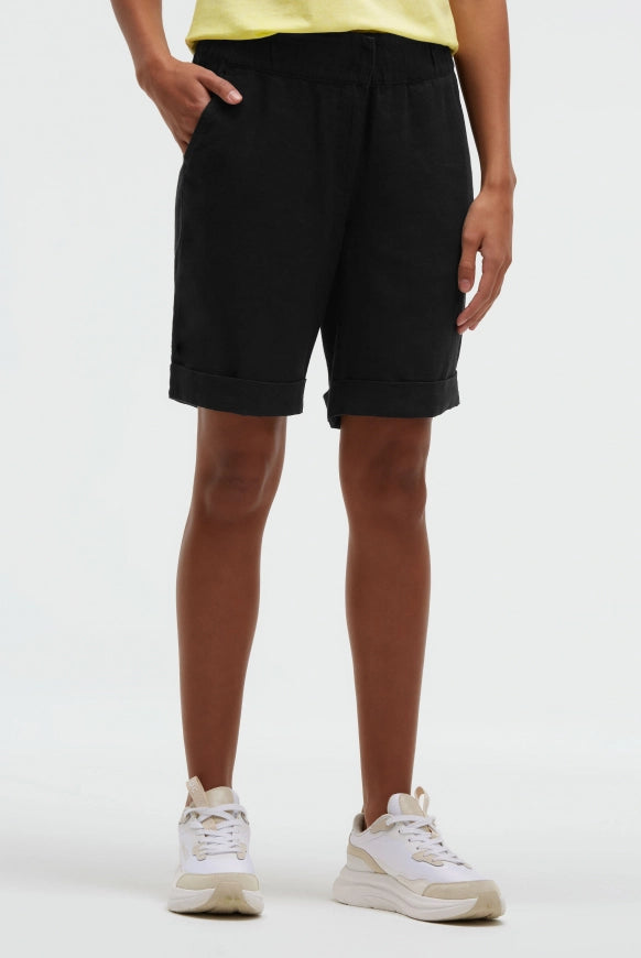 SOCCX Shorts aus Leinen-Mix