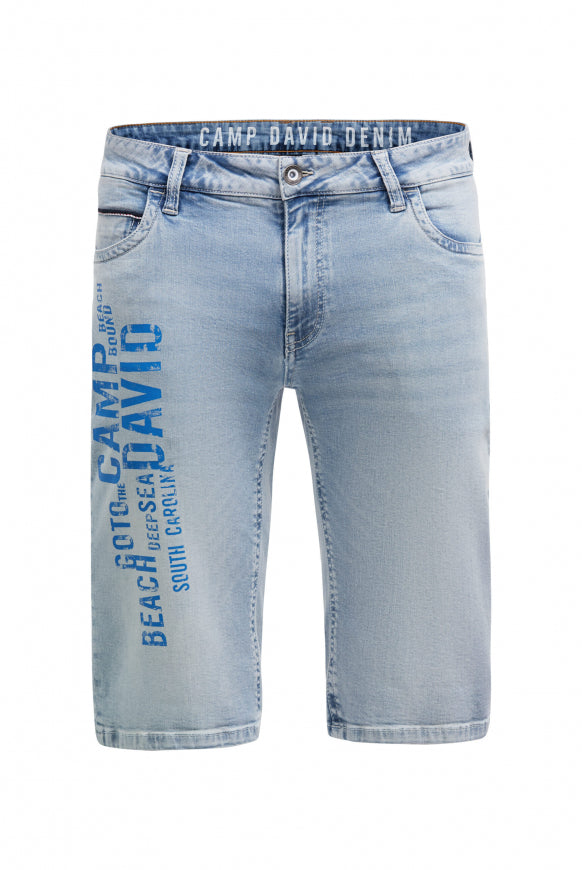 CAMP DAVID Skater Jeans CO:NO Comfort Fit - wave print jogg