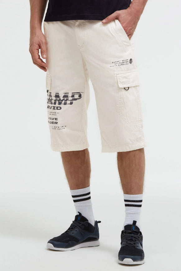 CAMP DAVID Skater Shorts mit Logo Prints