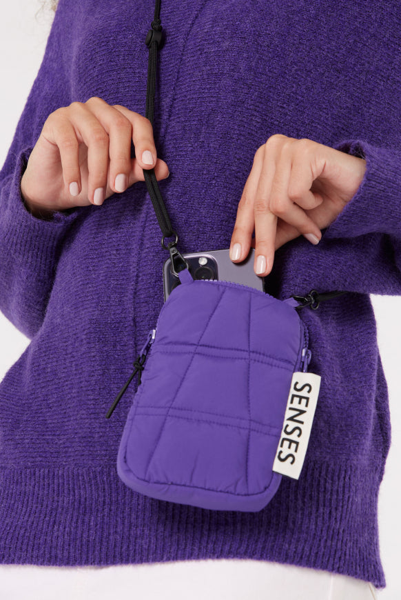SENSES.THE LABEL Smartphone Puffer Bag A:NE mit Kordel