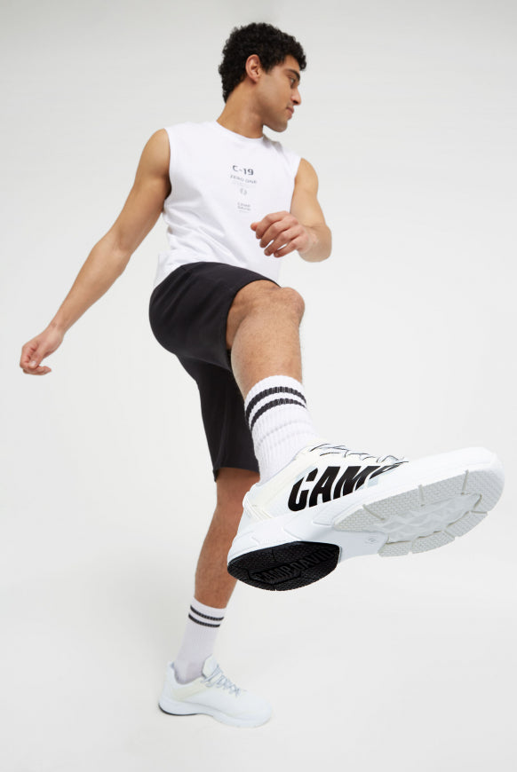 CAMP DAVID Sneaker im Jacquard-Strick mit Rubber Logo