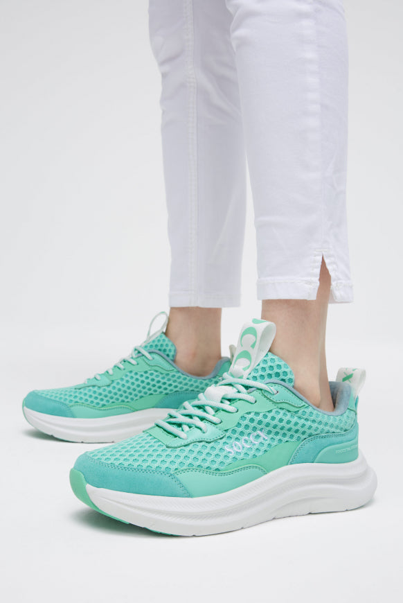 SOCCX Sneaker im Mesh-Design mit Logostick