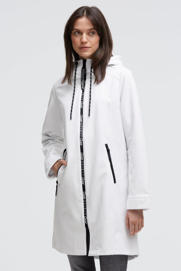 SOCCX Softshell-Parka mit Kapuze