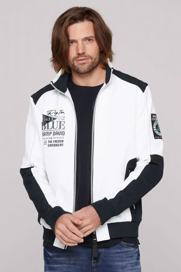 CAMP DAVID Softshelljacke mit Colour-Blocking