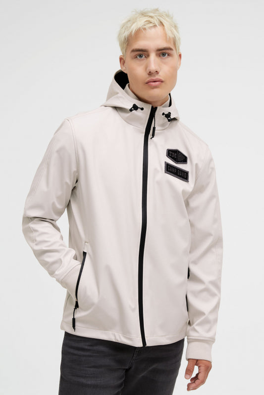 CAMP DAVID Softshelljacke mit Logo
