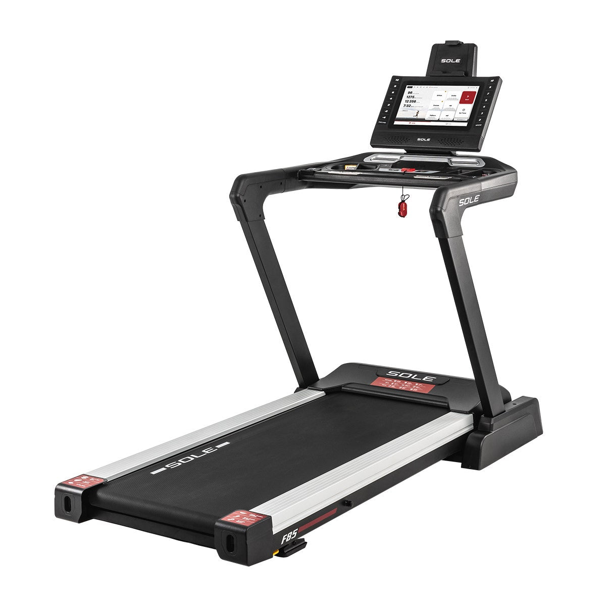 Laufband F85, extra Breit, Leistungsstarker 4.0 PS Motor, Maximale Belastbarkeit, 15.6"" Touchscreen, Incline/Decline, Laufbänder SOLE