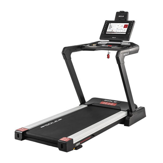 Laufband F85, extra Breit, Leistungsstarker 4.0 PS Motor, Maximale Belastbarkeit, 15.6"" Touchscreen, Incline/Decline, Laufbänder SOLE