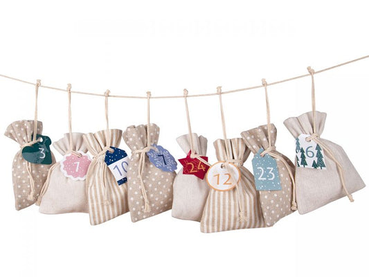 Folia Adventskalender-Set Basic, 49-tlg.