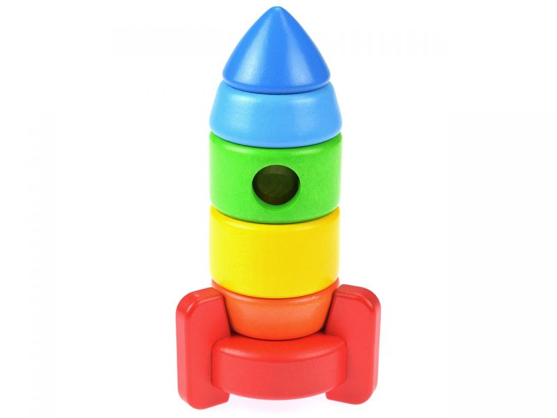BAJO Stapelspiel Rakete