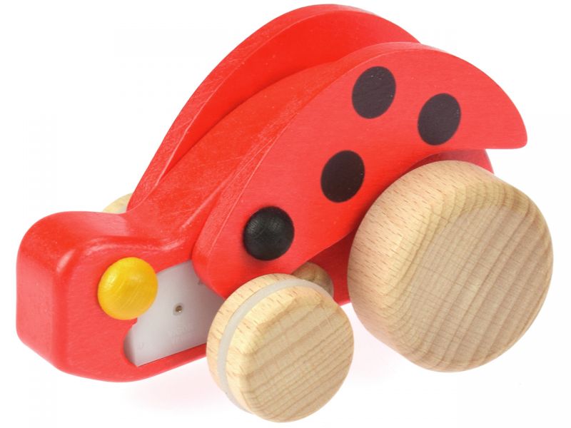 BAJO Rückzieh-Marienkäfer Beetle Ra