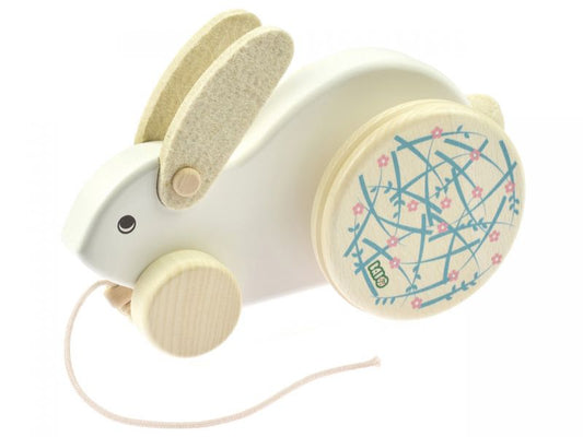 BAJO Nachziehtier Großer Hase, weiß