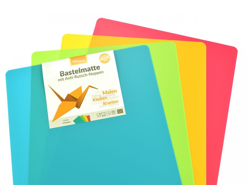 Spielheld Mal- und Bastelunterlage, 4er-Set