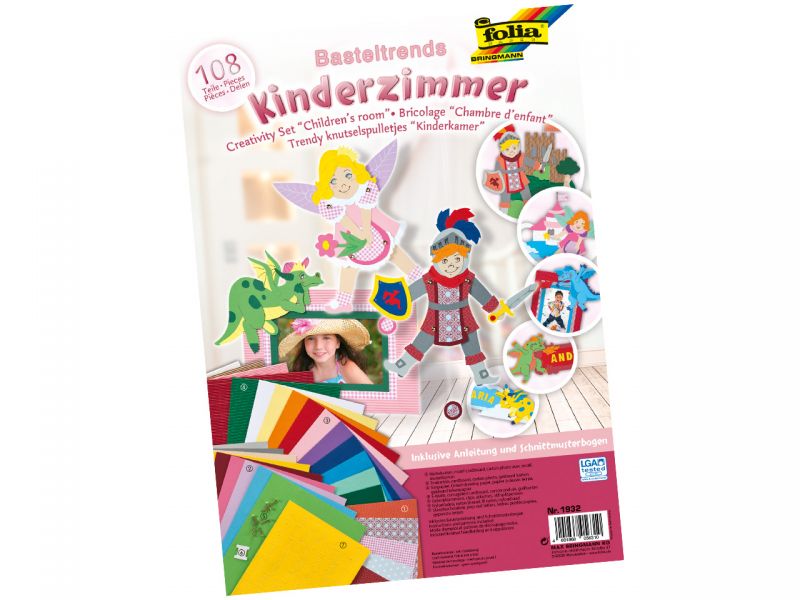 Folia Basteltrends Kinderzimmer, 108-tlg.