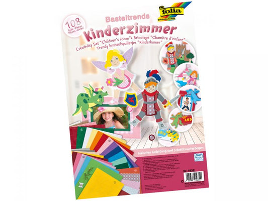 Folia Basteltrends Kinderzimmer, 108-tlg.