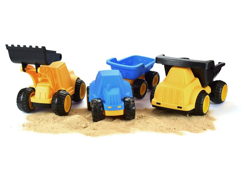 Spar-Set beleduc 3 Baustellenfahrzeuge