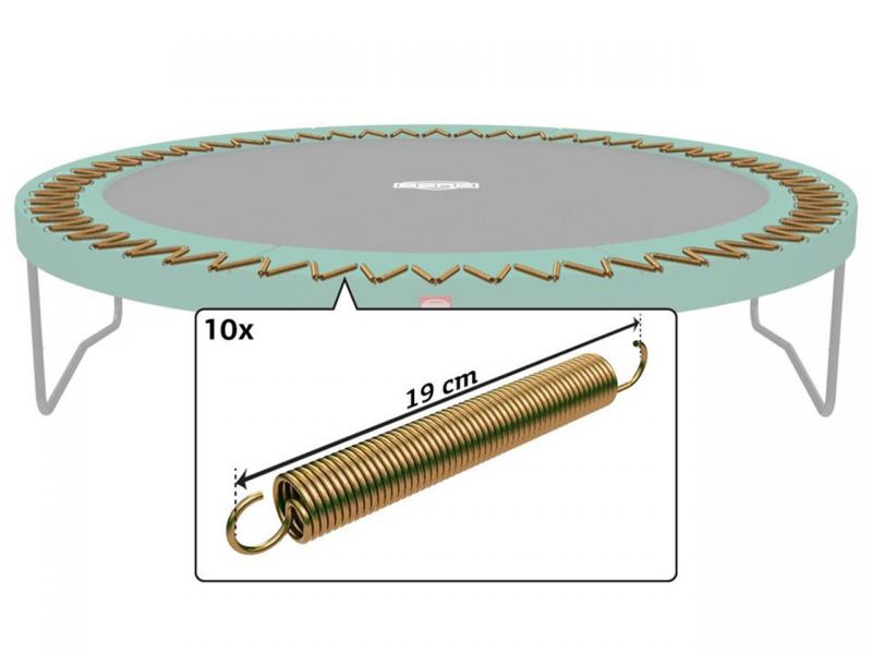BERG Federn »TwinSpring Gold« für Champion und Elite Trampoline, 10 Stück