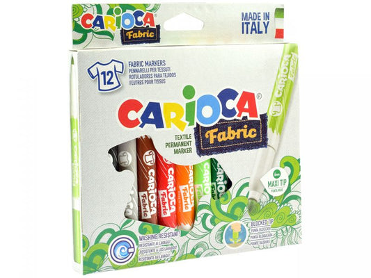 Carioca Textilmaler, 12 Farben