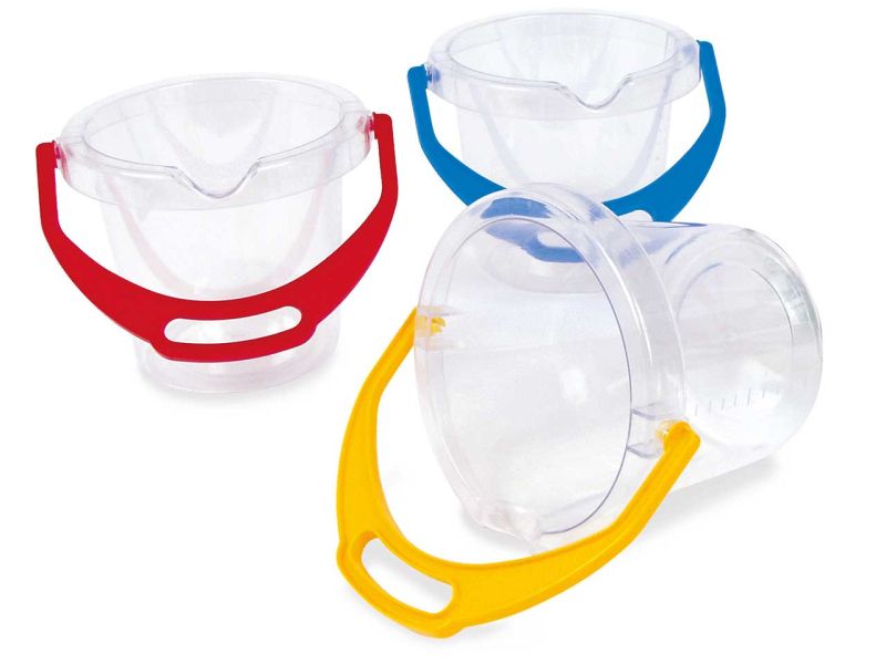 dantoy Eimer durchsichtig, farbig sortiert