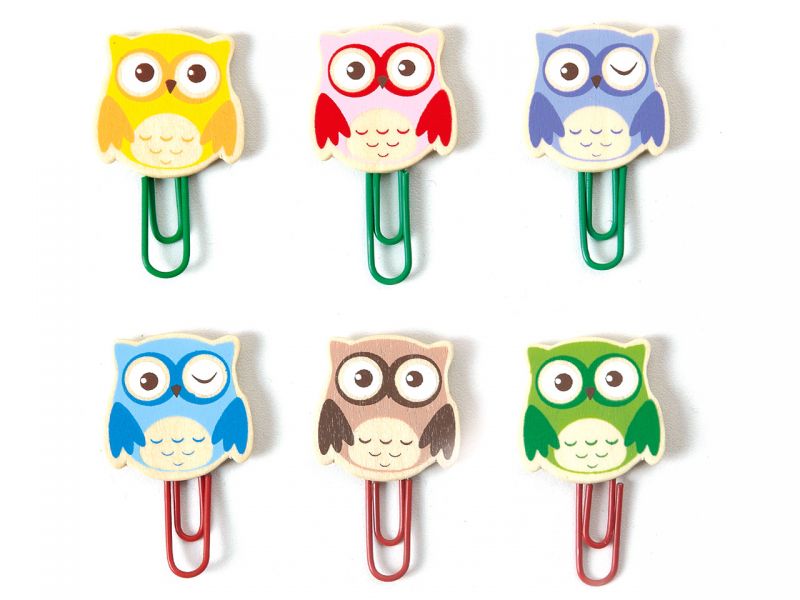 Spielheld Dekoklammer »Eule«, 6er-Set