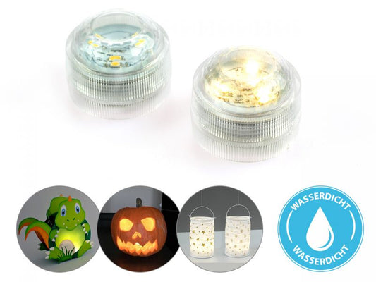 Deko-Licht (3 LEDs), 2 Stück, inkl. Batterien