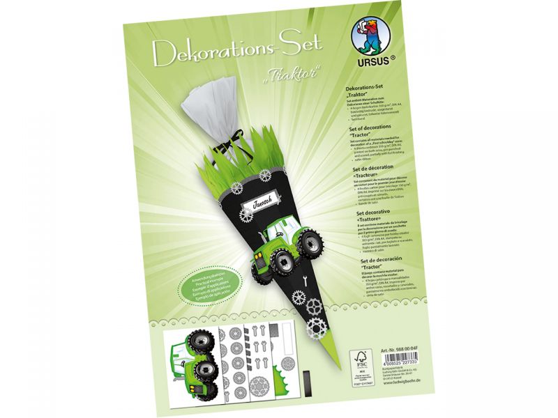 URSUS Dekorations-Set »Traktor«