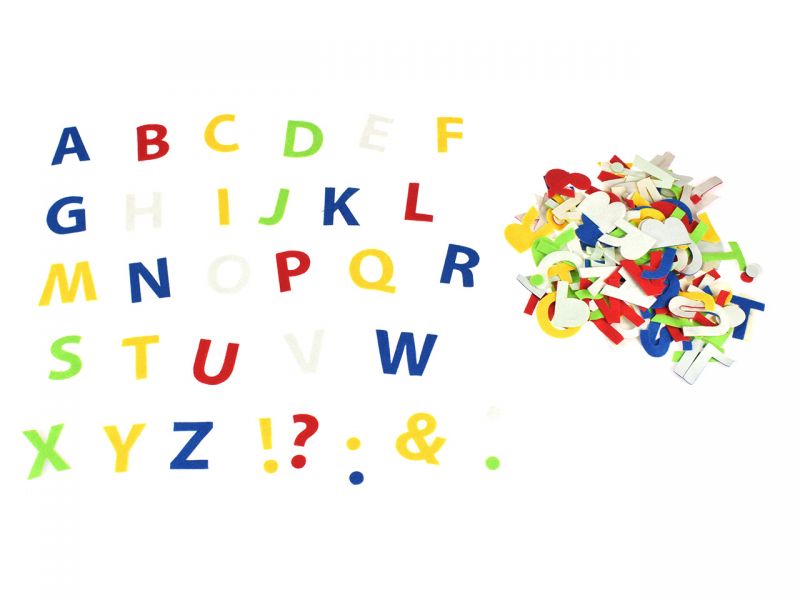 URSUS Filz-Stanzteile Buchstaben, 150 g/m²